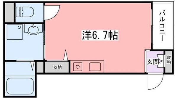 余部駅 徒歩15分 2階の物件間取画像